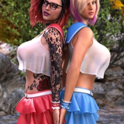 Anna & Lisa - Sailor Dress